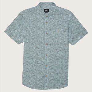 O’Neill Casual Button Shirt - Mint Colour w Print